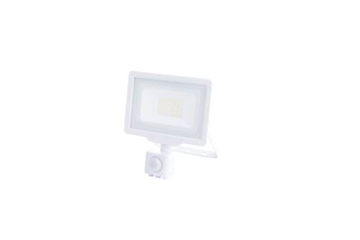 LED SMD Floodlight White City Line With PIR Sensor 20W White light