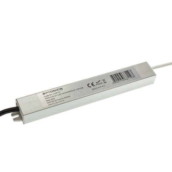 LED Strip Power Supply Metal Waterproof 30W None