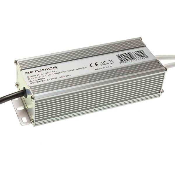 LED Strip Power Supply Metal Waterproof 60W None