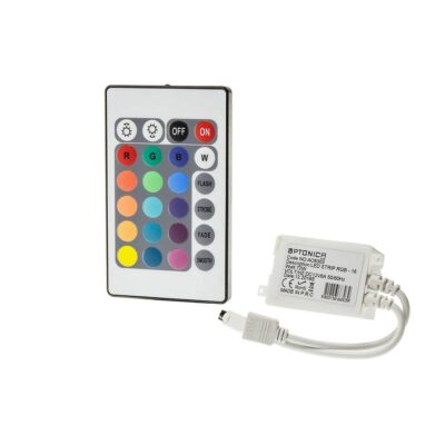 72W ДИСТАНЦИОННО УПРАВЛЕНИЕ ЗА LED ЛЕНТА RGB - 16 БУТОН 12V 6A