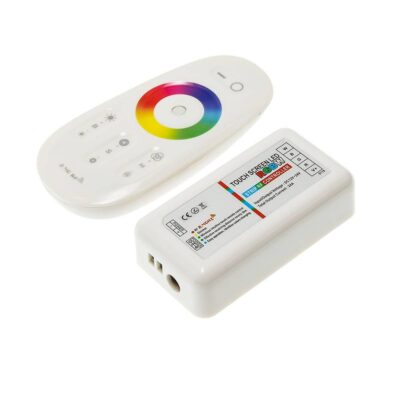 12-24V ДИСТАНЦИОННО УПРАВЛЕНИЕ ЗА LED ЛЕНТА MINI RGBW - ТЪЧ КОНТРОЛЕР БЯЛ