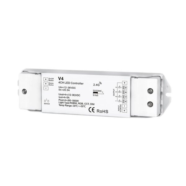 LED RGB/RGBW Controller 4CH 4*5A V4 Constant Voltage None None