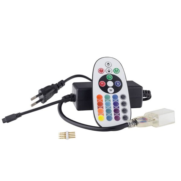 LED Flex Neon 0.5M Power Cable + RGB Controller None None