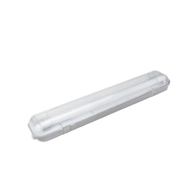 Double T8 Tube Fixture For One Side Power 2*120 cm No color