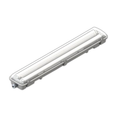 Тяло С Едностранна LED Пура T8 2х9W 60см - Студено Бяла