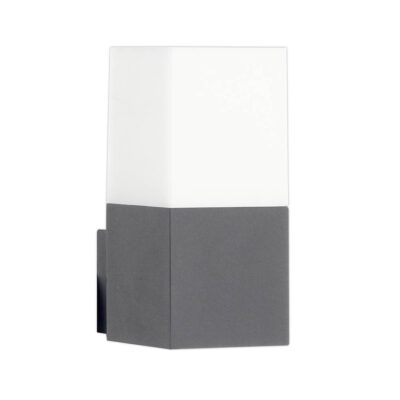 Wall Light Dark Grey Aluminium 1xE27 None None