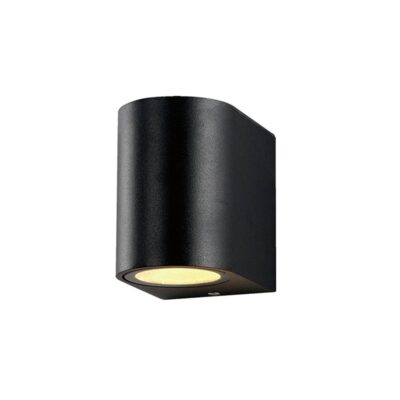 WALL LAMP ALUMINIUM BLACK BODY GU10 SOCKET GU10 No color