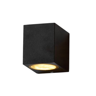 WALL LAMP ALUMINIUM BLACK BODY GU10 SOCKET GU10 No color
