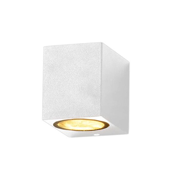 WALL LAMP ALUMINIUM WHITE BODY GU10 SOCKET GU10 No color