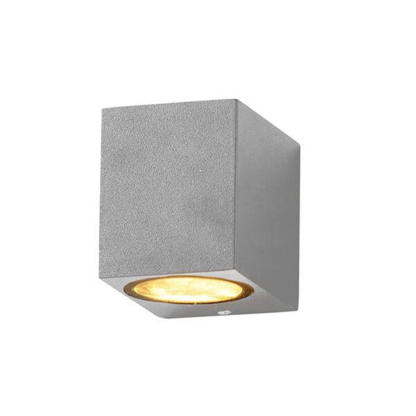 WALL LAMP ALUMINIUM SILVER BODY GU10 SOCKET GU10 No color