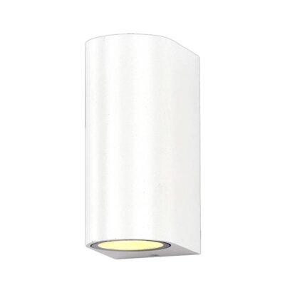 WALL LAMP ALUMINIUM WHITE BODY 2xGU10 SOCKET GU10 No color