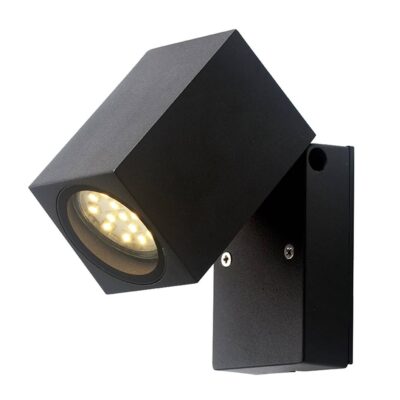 Wall Lamp Black Body GU10 Socket Aluminium None None