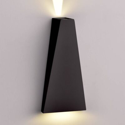 LED Wall Light Black Body 6W Warm white