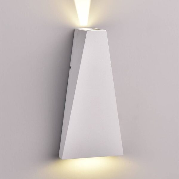 LED Wall Light Grey Body 6W Neutral white