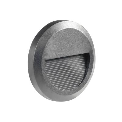LED Step Light Round Grey 2w Neutral white