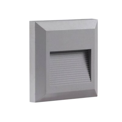 LED Step Light Square Grey 2w Neutral white