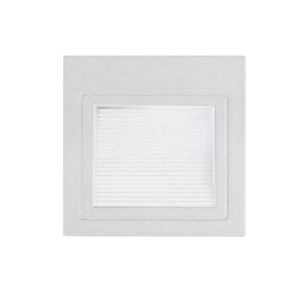 LED Step Light White Square 3W Neutral white