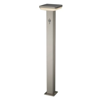 LED Lawn Lamp SS-Brushed Aluminium 4.4W Sensor 4.4W Warm white